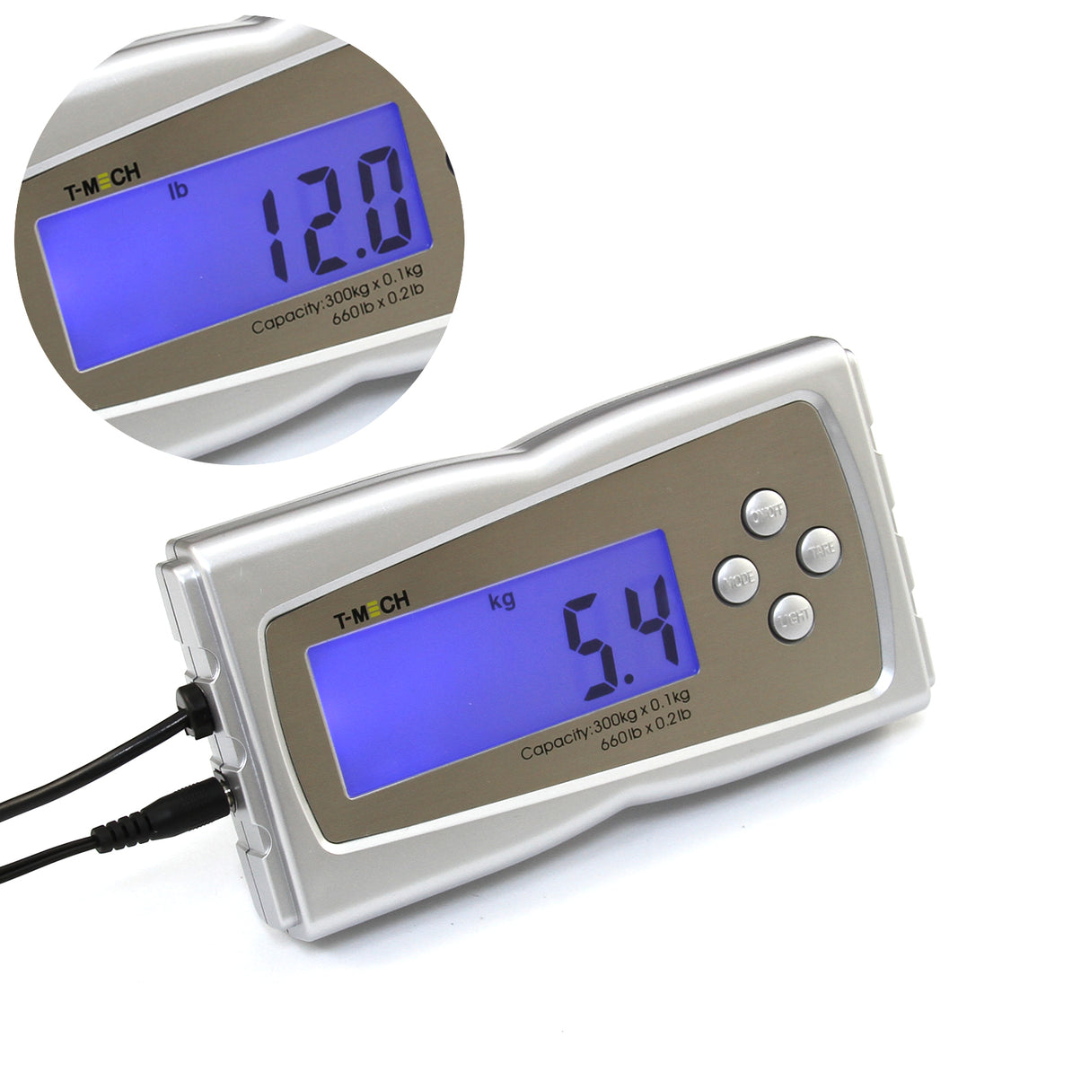 T-Mech 50 cm x 50 cm Dierenweegschaal