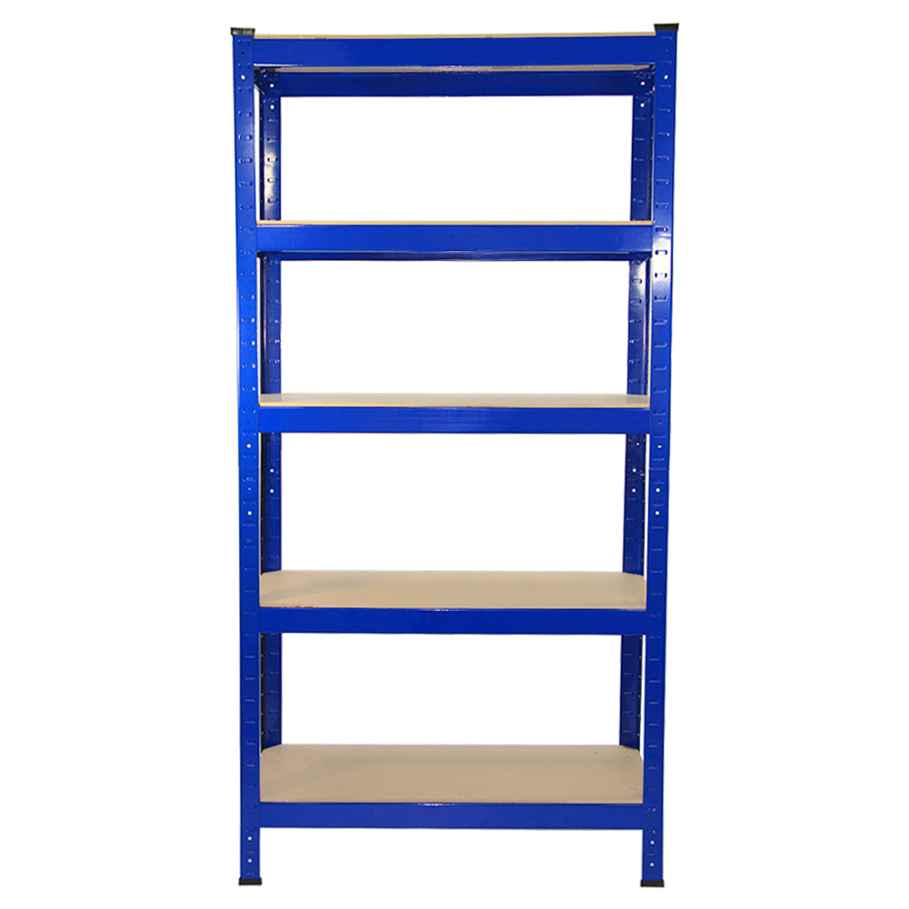5 x T-rax Stellingkasten - 75x30x150 cm - Blauw