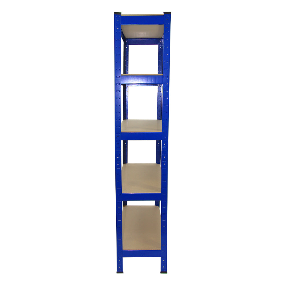 5 x T-rax Stellingkasten - 75x30x150 cm - Blauw