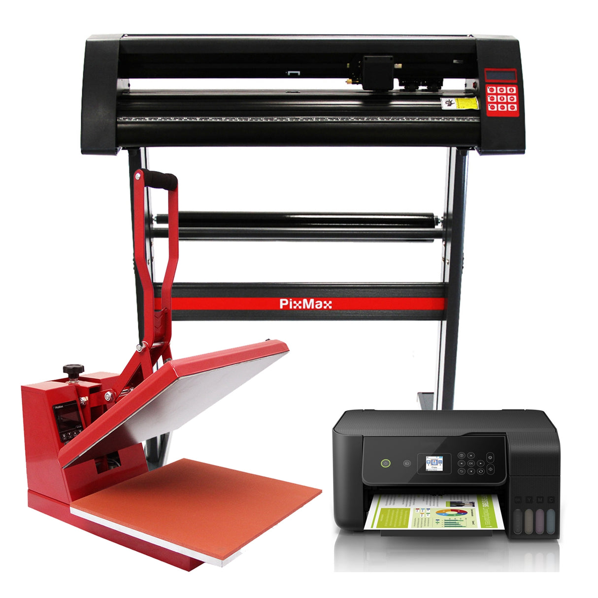 PixMax 38cm Hitte Pers,Vinyl Plotter, Printer