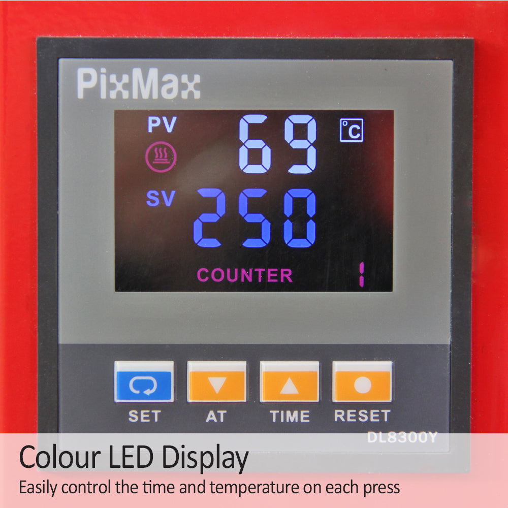 PixMax 38cm Hitte Pers,Vinyl Plotter, Printer, Starterbundel