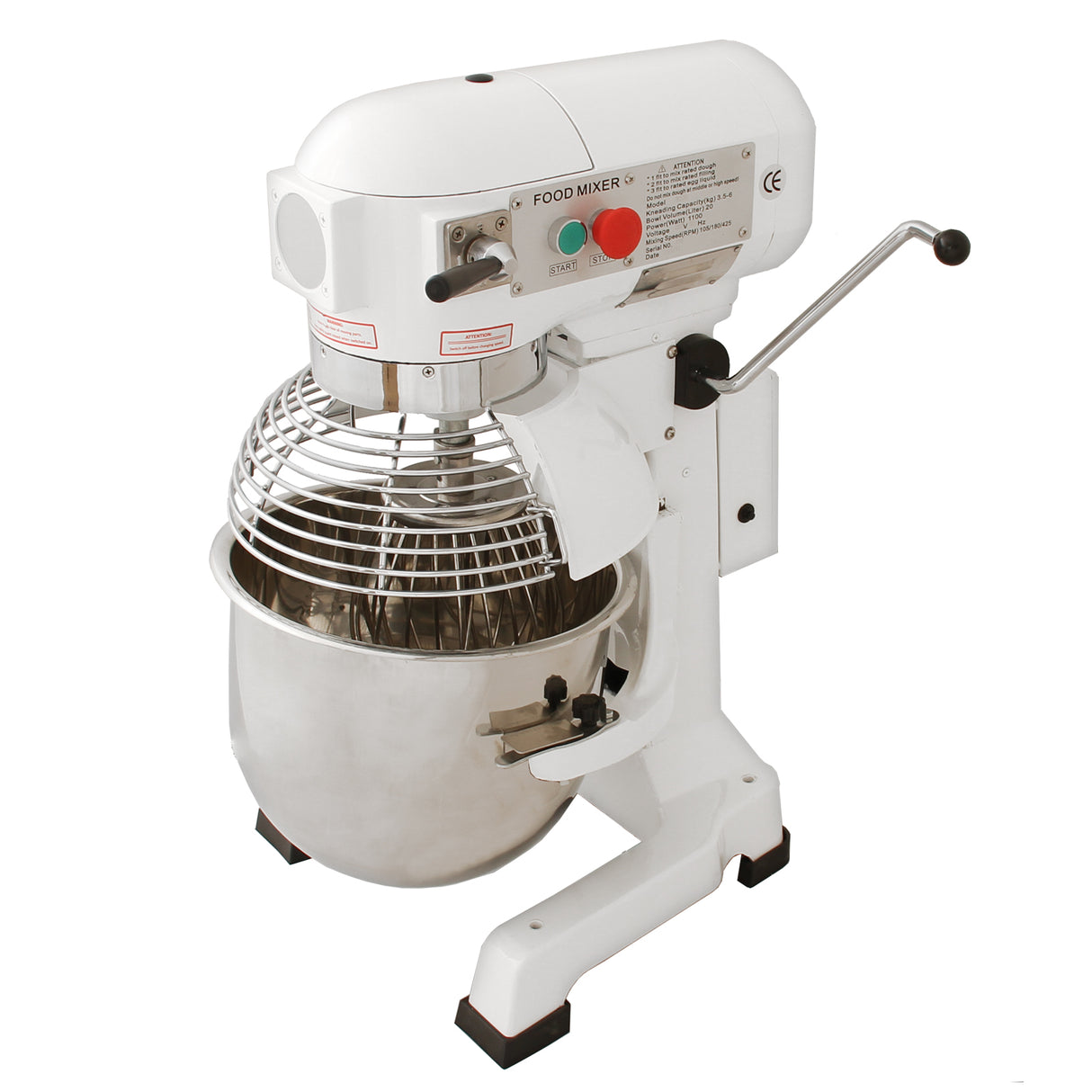 Commerciële Voedsel Mixer / Spiraalmixer - 20L