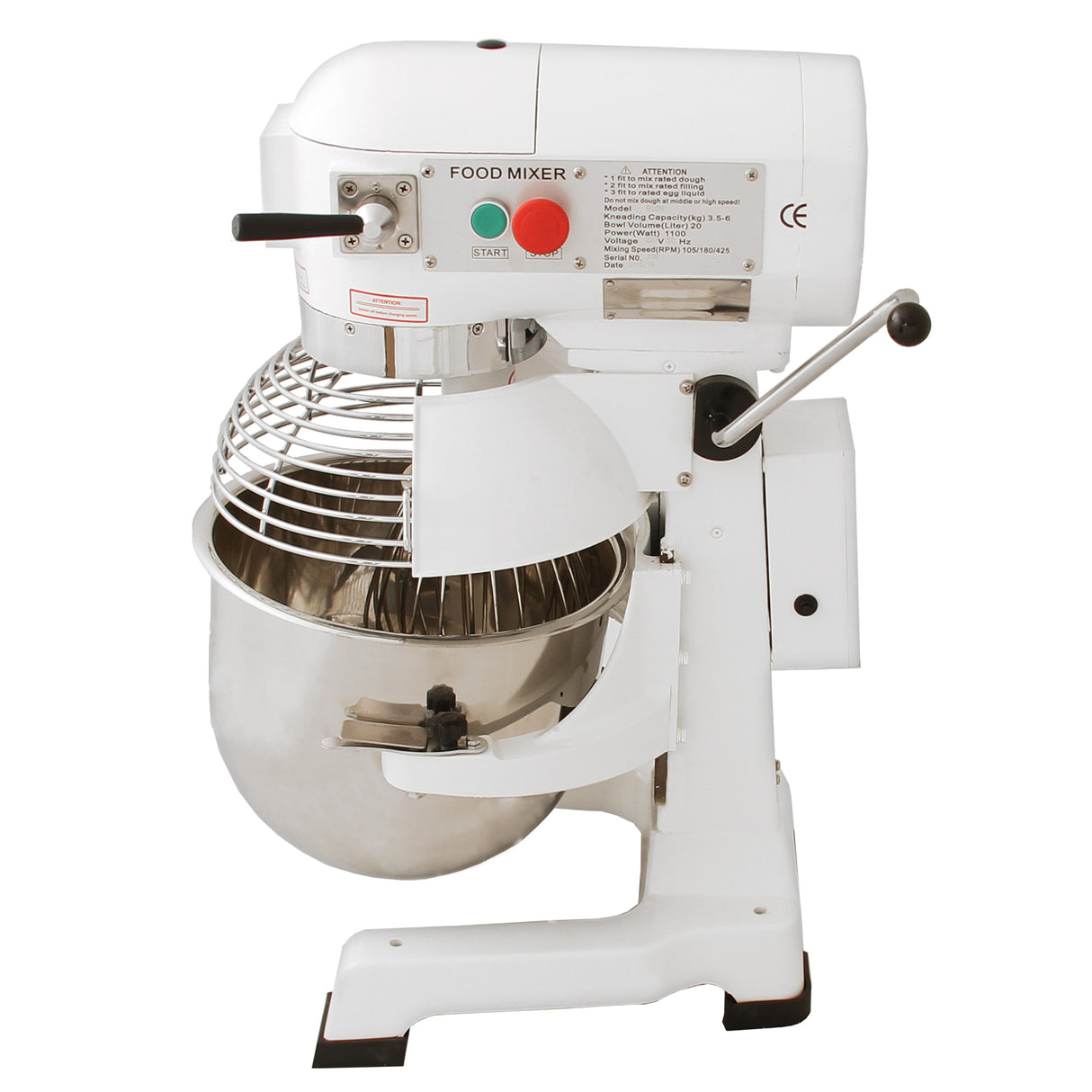 Commerciële Voedsel Mixer / Spiraalmixer - 20L