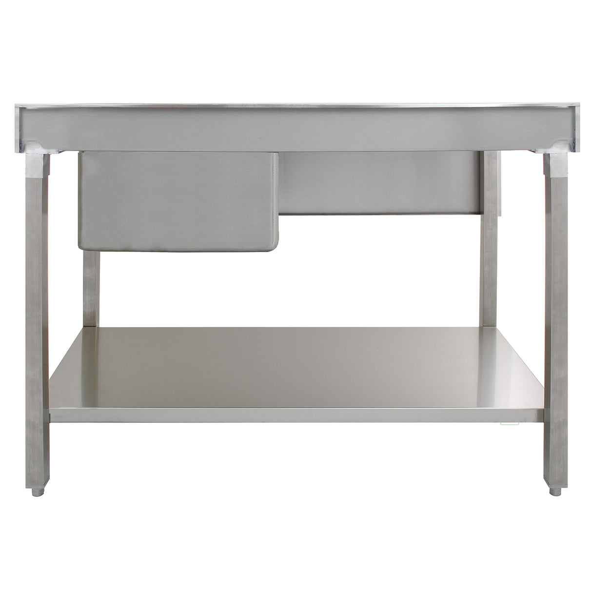 Laboratorium Spoelbak RVS Enkel 1.0 Kom Linker Afvoer