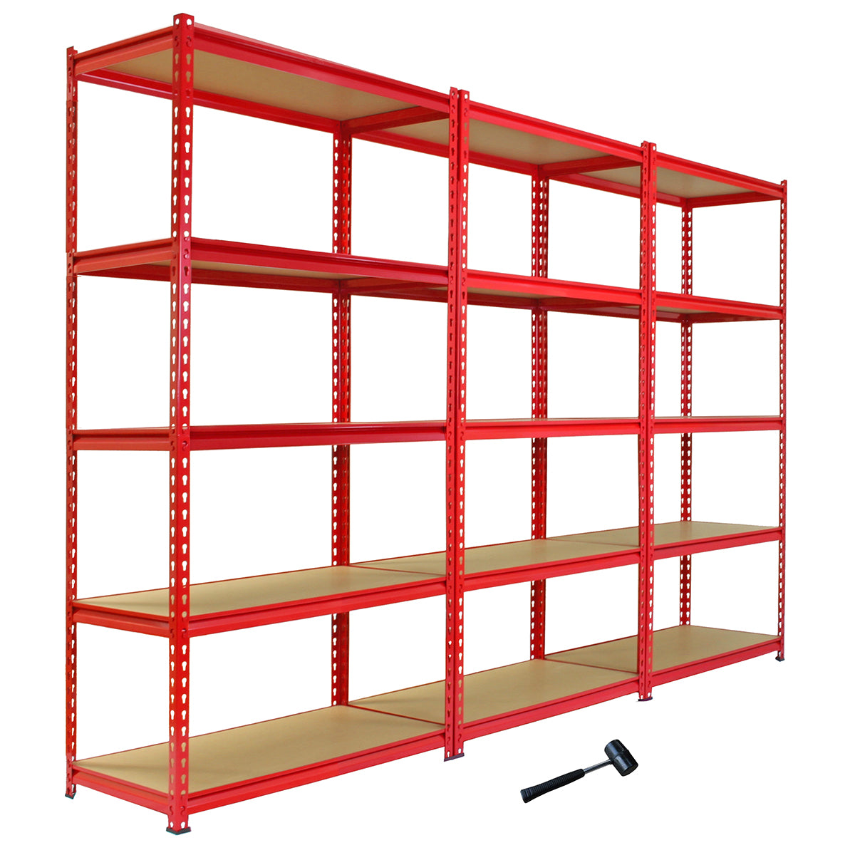 3x Z-Rax Stellingkasten - 183x90x45cm - Rood