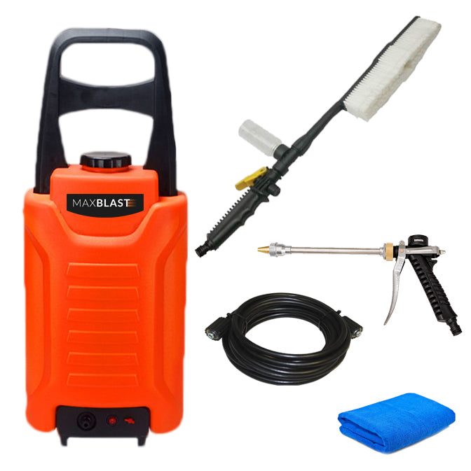 20ft Watergevoede Reinigingsstok & 30L Waterkar