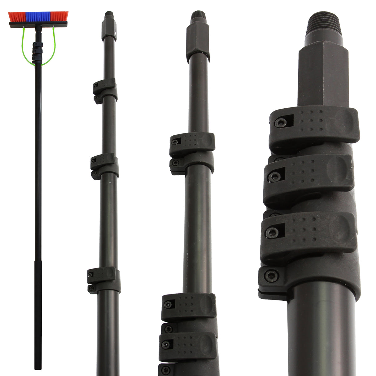 16L Watergevoerde Rugzak & 30ft Reinigingsstok