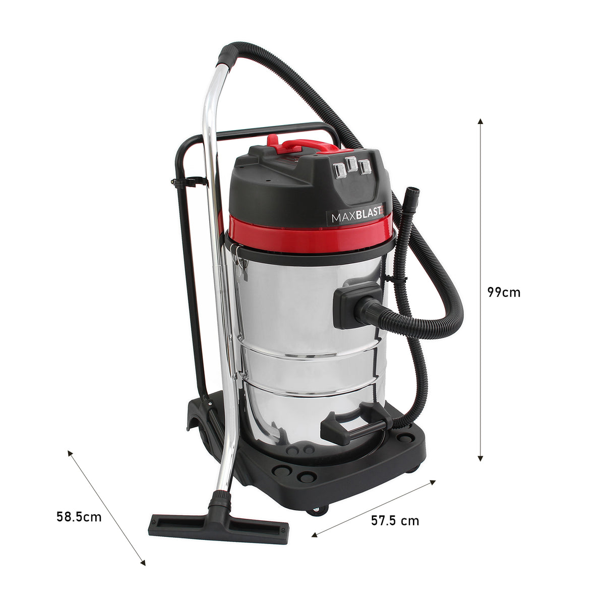 MAXBLAST 80L Industriële Nat/Droog Zuiger - view 5
