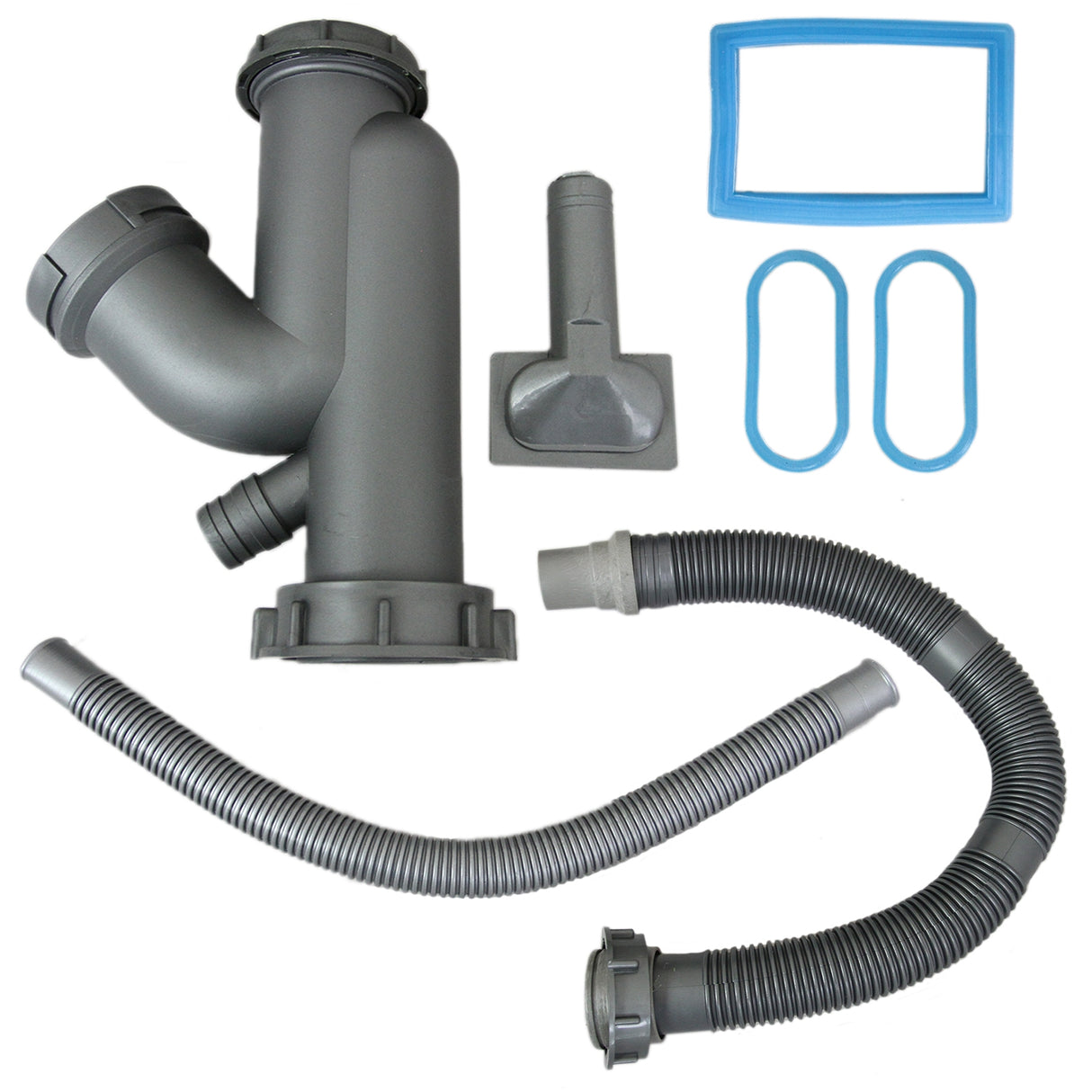 KuKoo RVS Enkele Vierkante Spoelbak