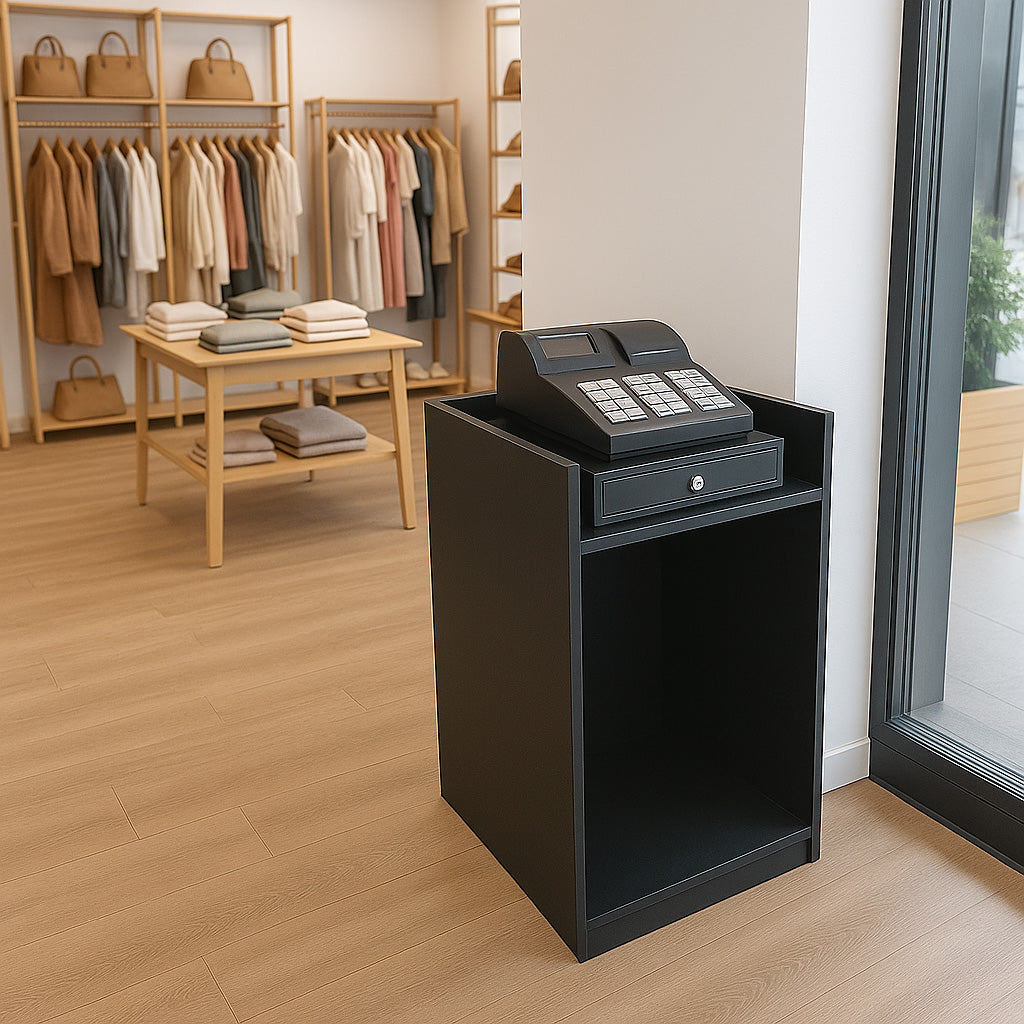 Winkel Toonbank Kassabalie TB60 - Zwart