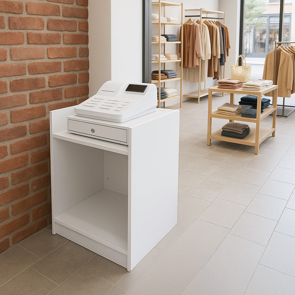 Winkel Toonbank Kassabalie TB60 - Wit