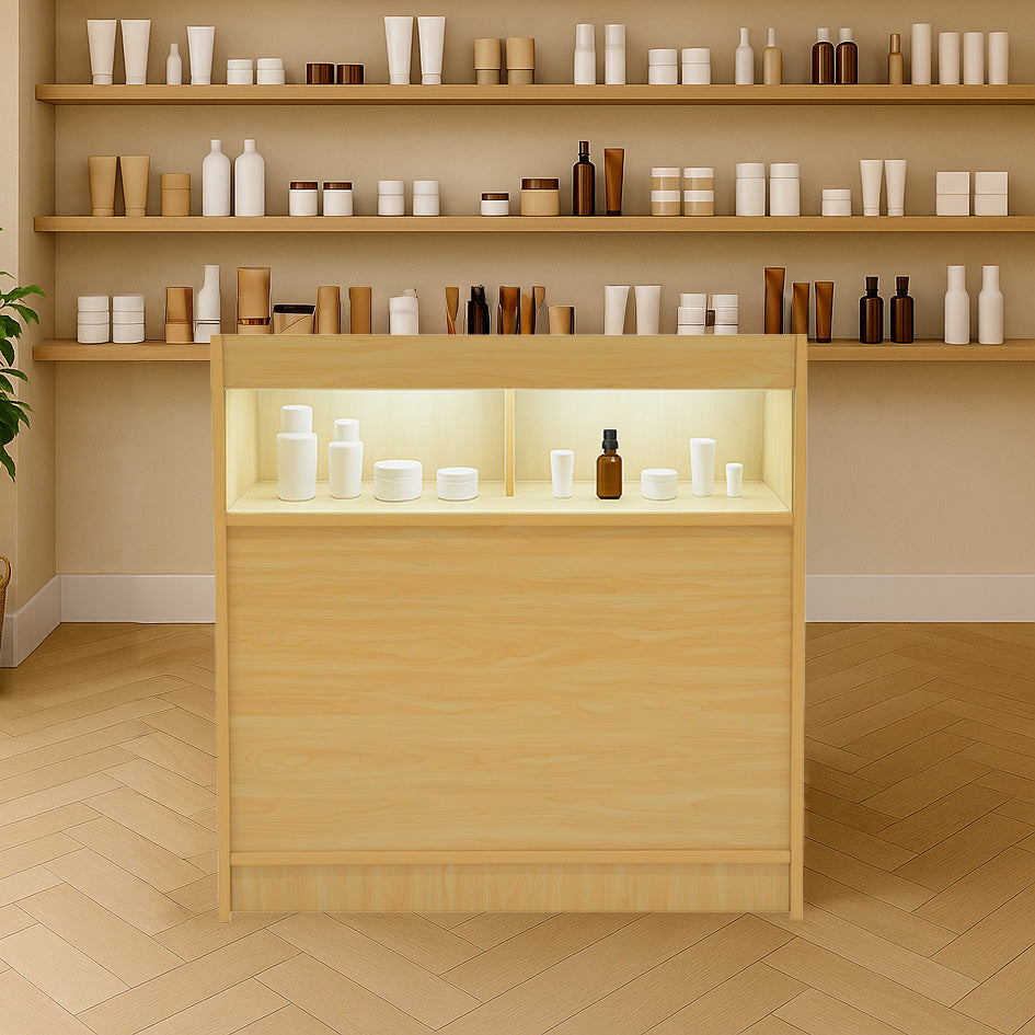 LED Detailhandel Winkel Toonbank B900 - Esdoorn