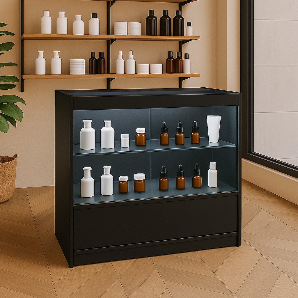 LED Detailhandel Winkel Toonbank C900 - Zwart