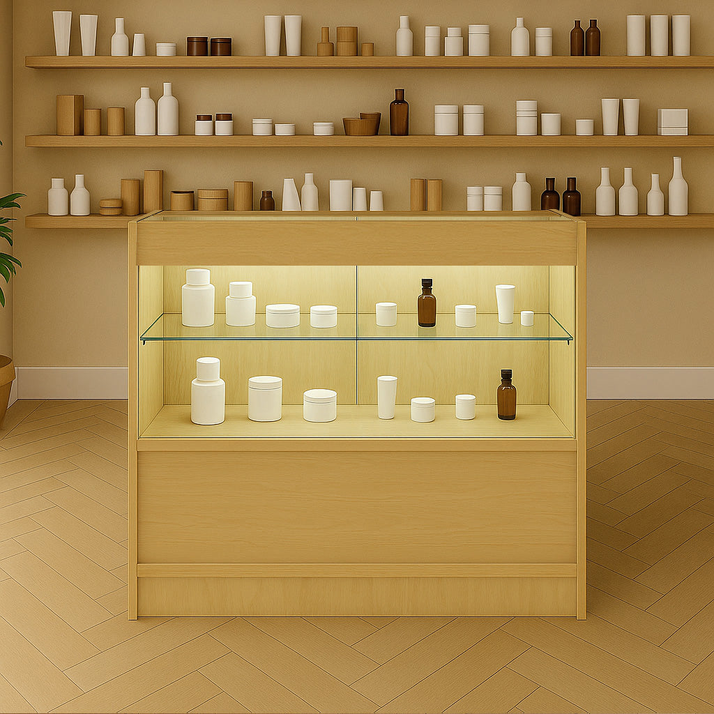 LED Detailhandel Winkel Toonbank C900 - Esdoorn