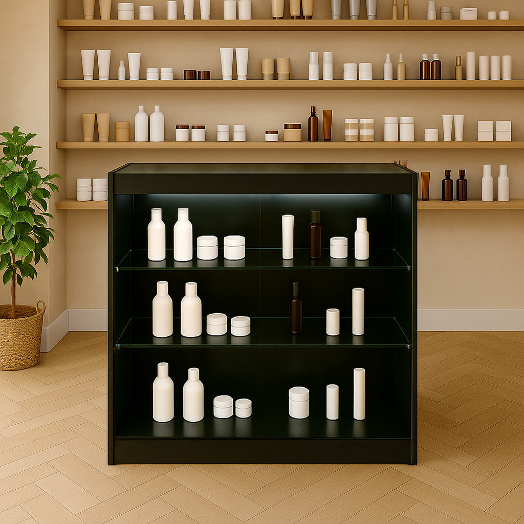 LED Detailhandel Winkel Toonbank K900 - Zwart