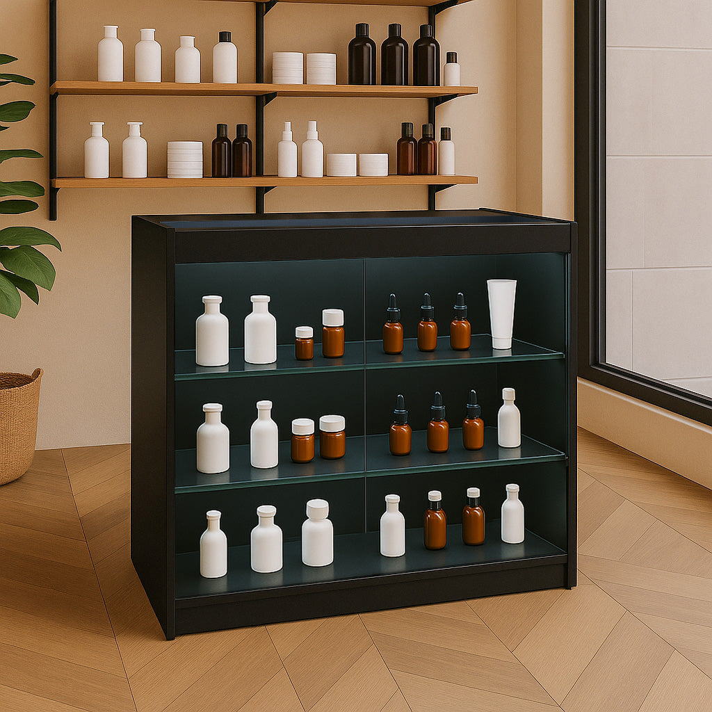 LED Detailhandel Winkel Toonbank K900 - Zwart