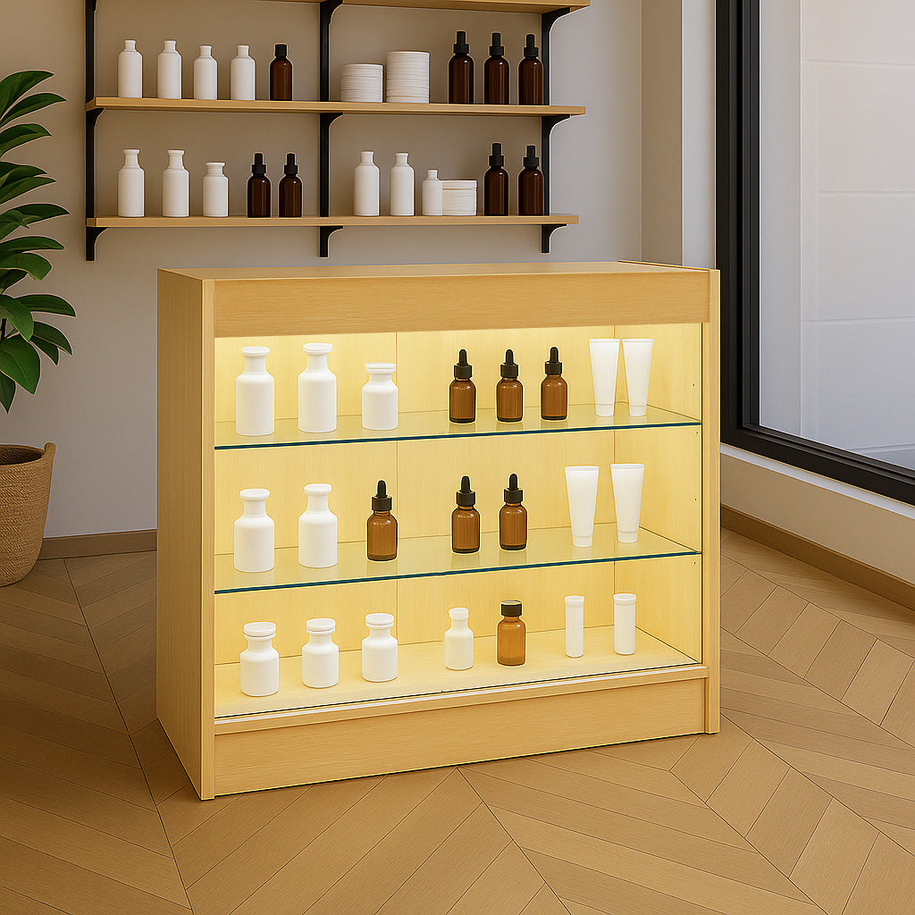 LED Detailhandel Winkel Toonbank K900 - Esdoorn