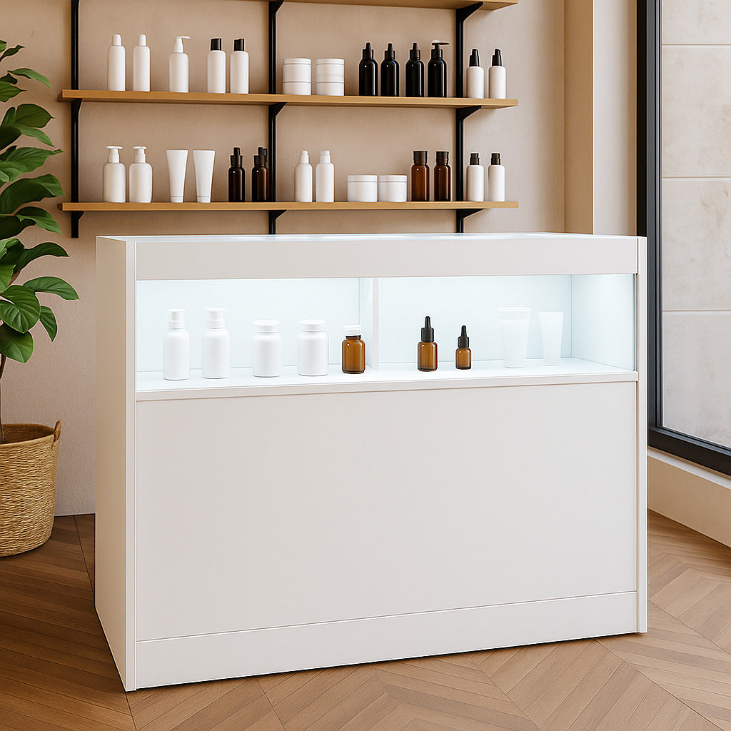 LED Detailhandel Winkel Toonbank B1200 - Wit