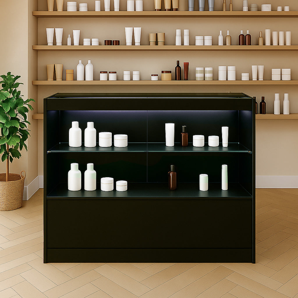 LED Detailhandel Winkel Toonbank C1200 - Zwart