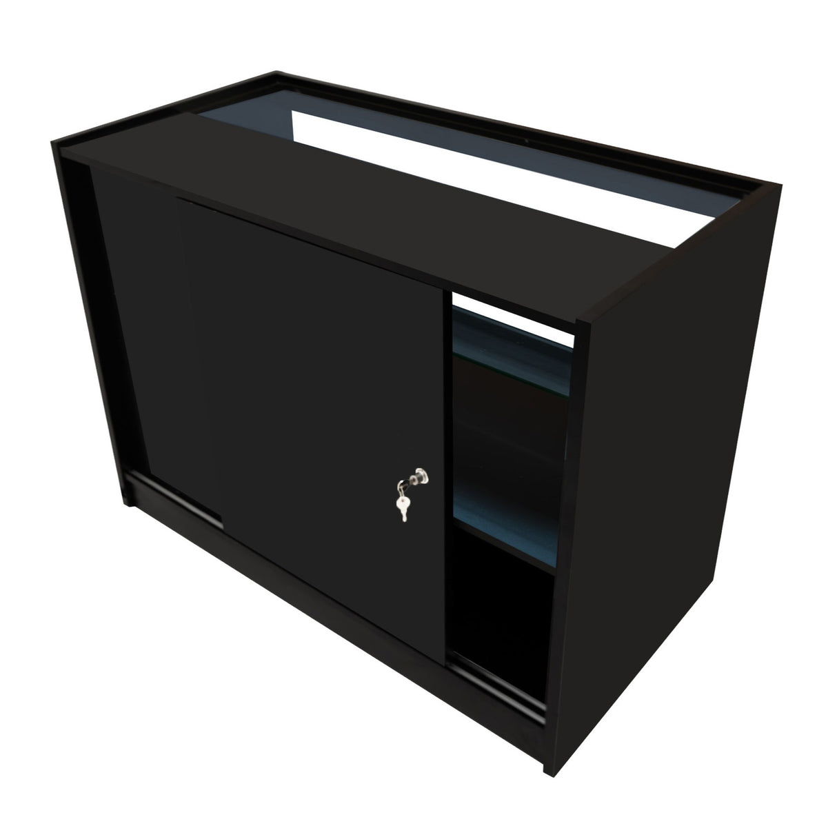 LED Detailhandel Winkel Toonbank C1200 - Zwart