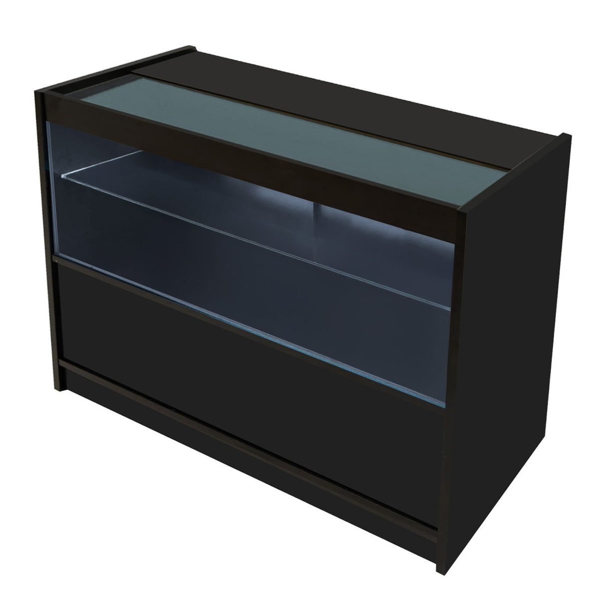 LED Detailhandel Winkel Toonbank C1200 - Zwart