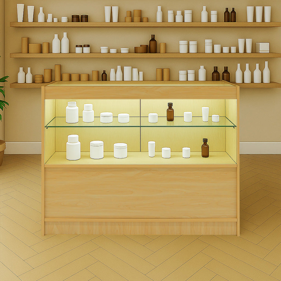 LED Detailhandel Winkel Toonbank C1200 - Esdoorn