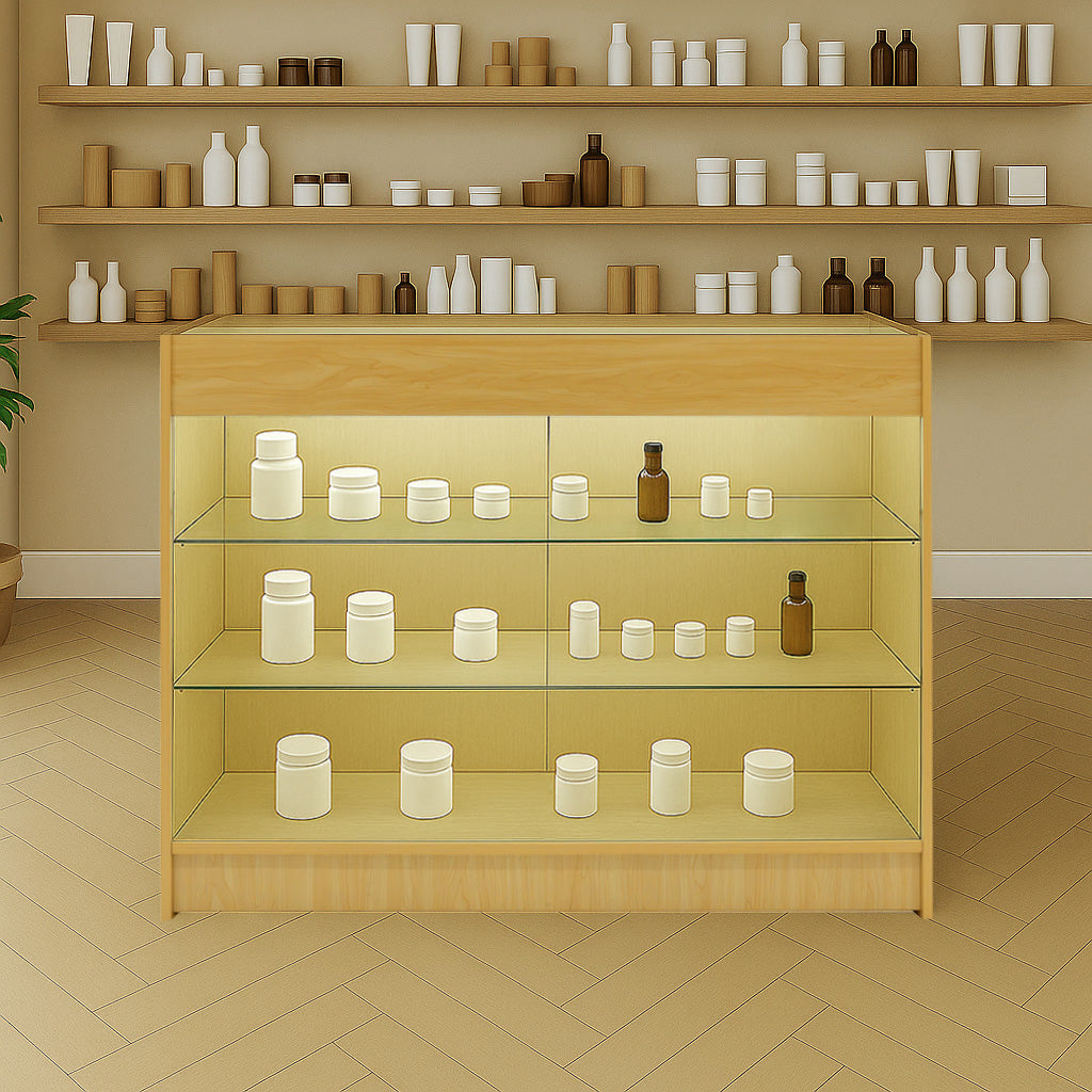 LED Detailhandel Winkel Toonbank K1200 - Esdoorn