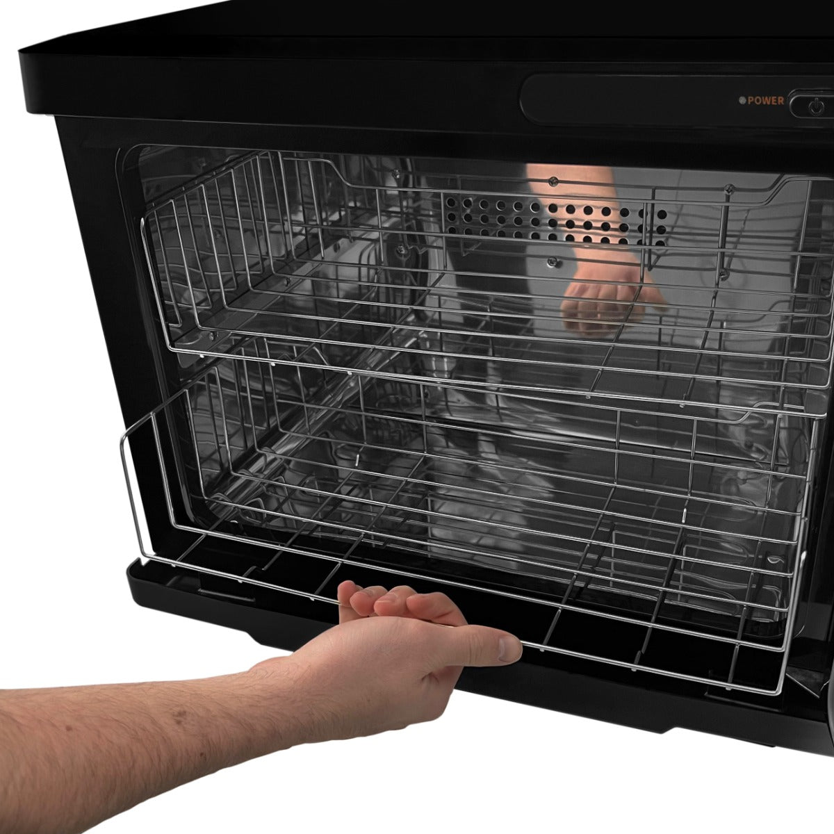 Handdoekverwarmer - Zwart