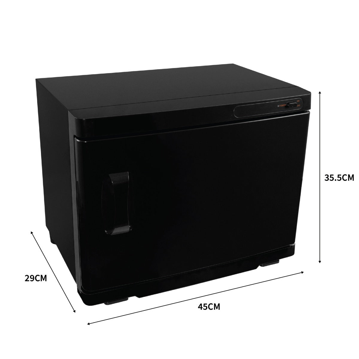 Handdoekverwarmer - Zwart