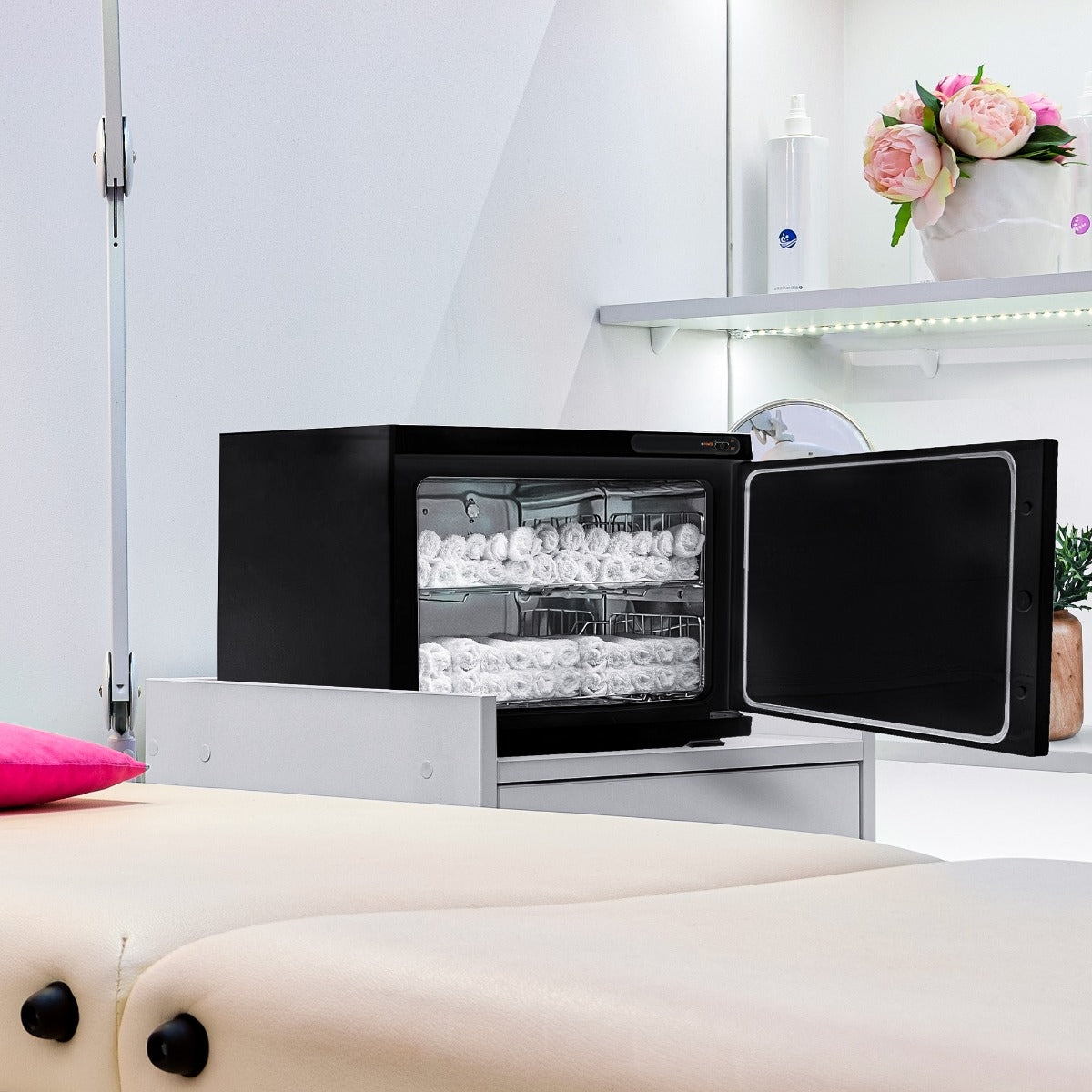 Handdoekverwarmer - Zwart