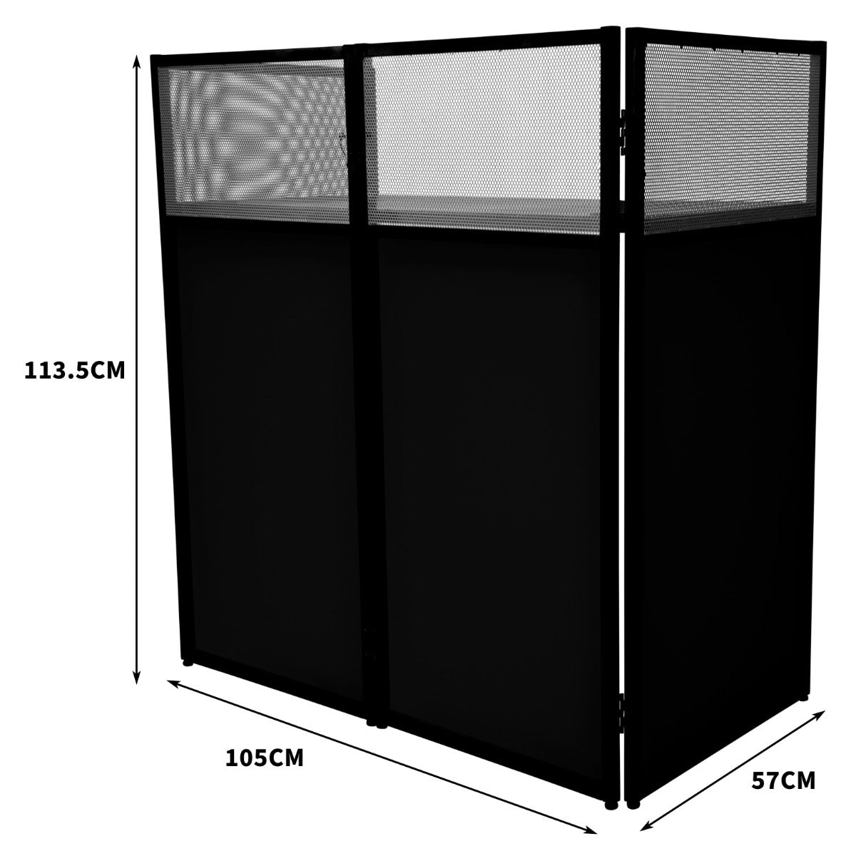 DJ Booth - Opvouwbaar - 105 x 57 x 113.5 cm