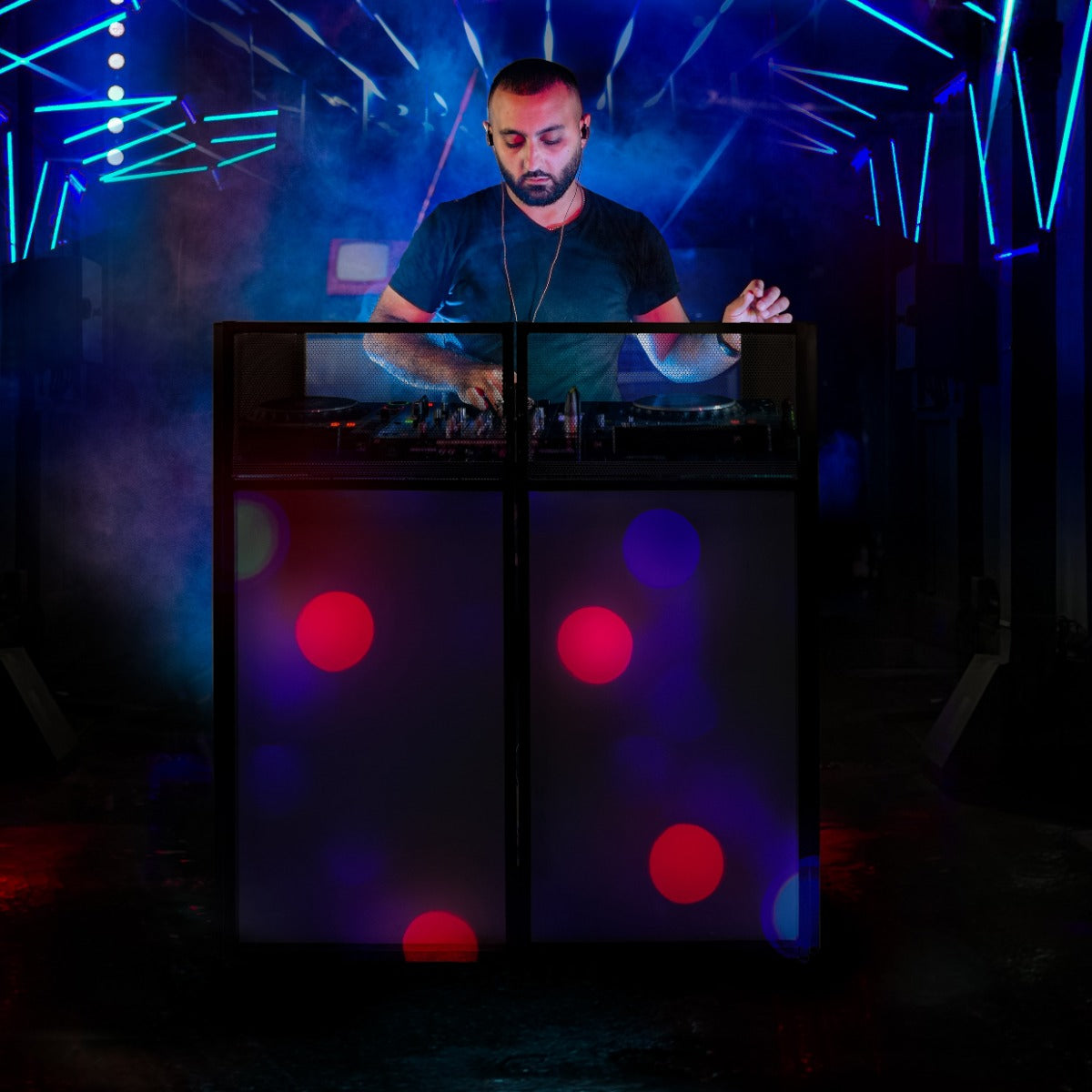 DJ Booth - Opvouwbaar - 105 x 57 x 113.5 cm