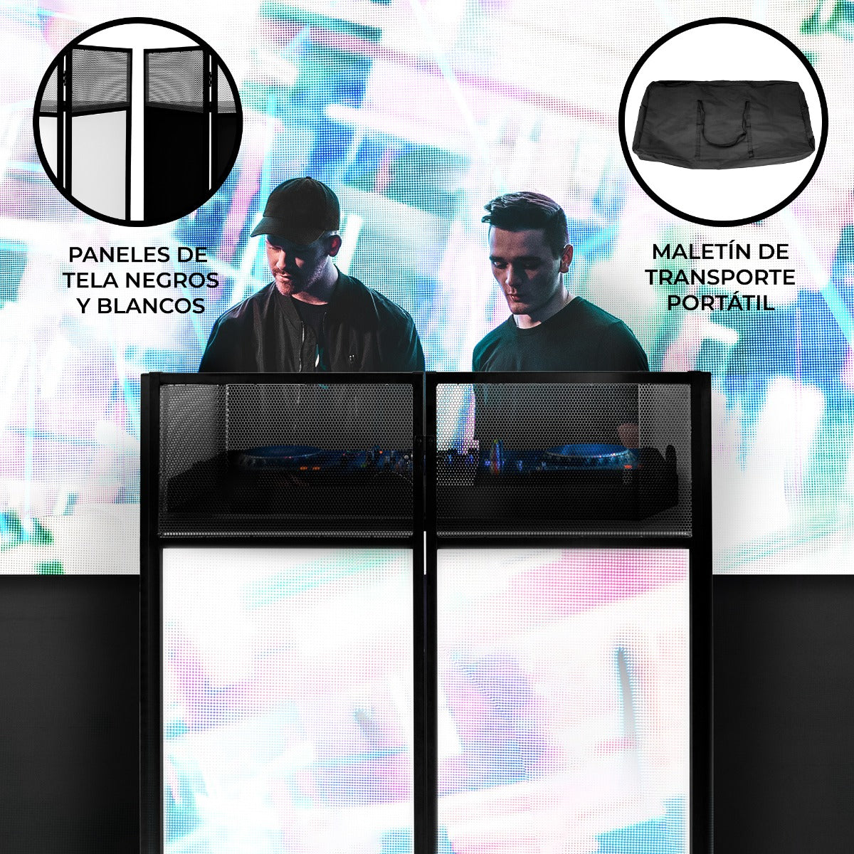 DJ Booth - Opvouwbaar - 105 x 57 x 113.5 cm