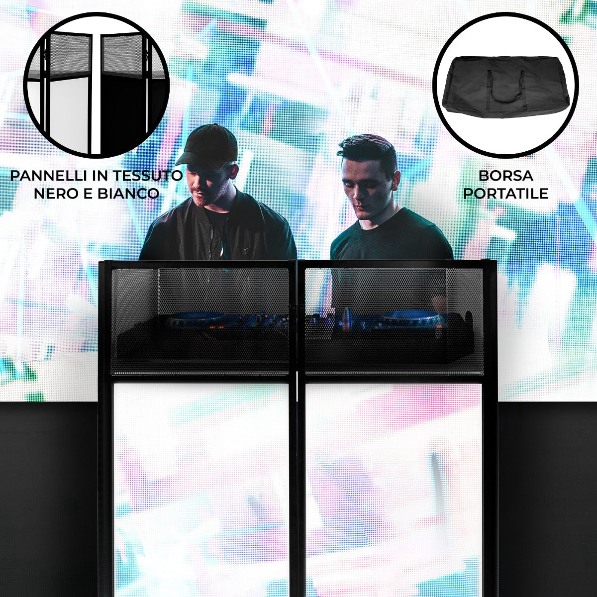 DJ Booth - Opvouwbaar - 105 x 57 x 113.5 cm