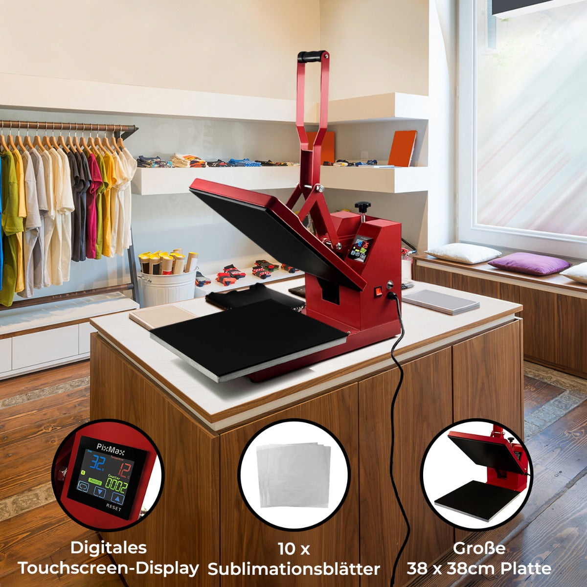 Pixmax Transferpers - 38 cm x 38 cm