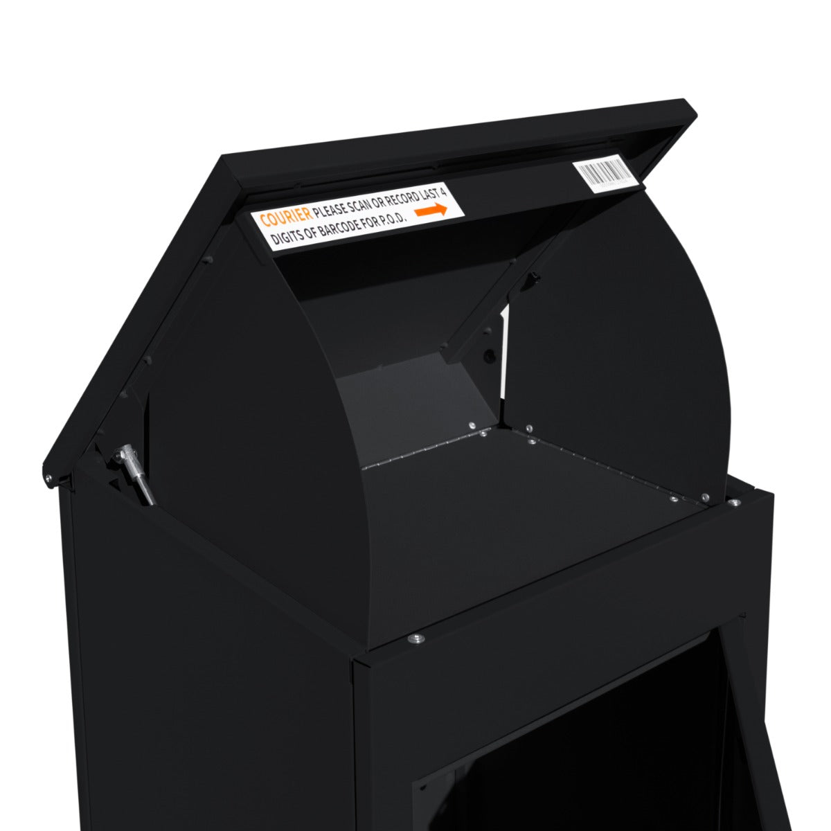 Zwarte Antidiefstal Brievenbus