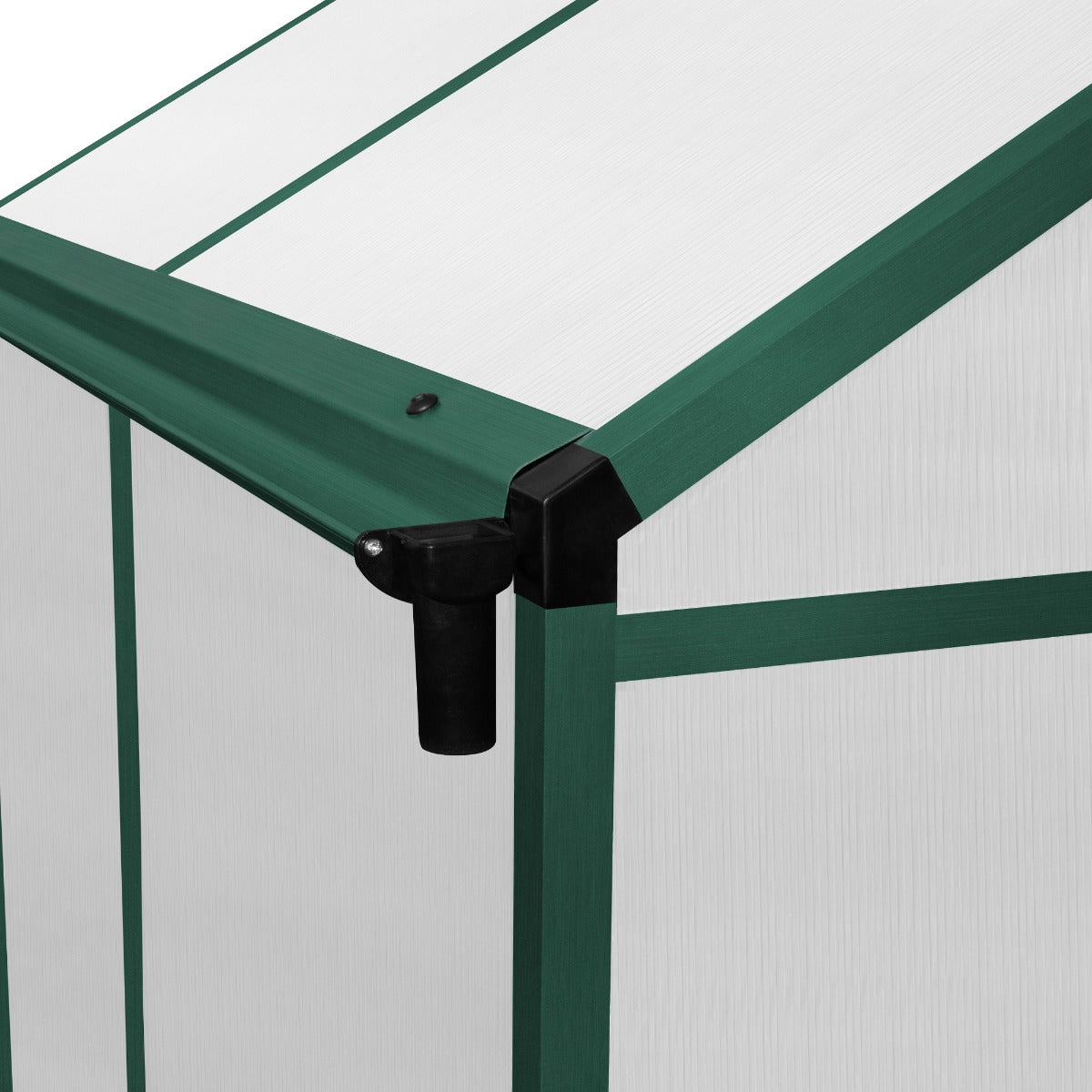 Tuinkas - Polycarbonaat - 185 x 120 x 194 cm - Groen