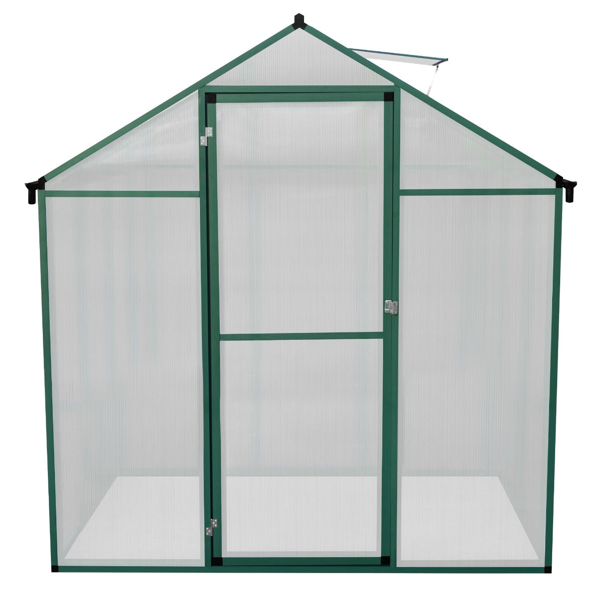 Tuinkas - Polycarbonaat - 185 x 120 x 194 cm - Groen