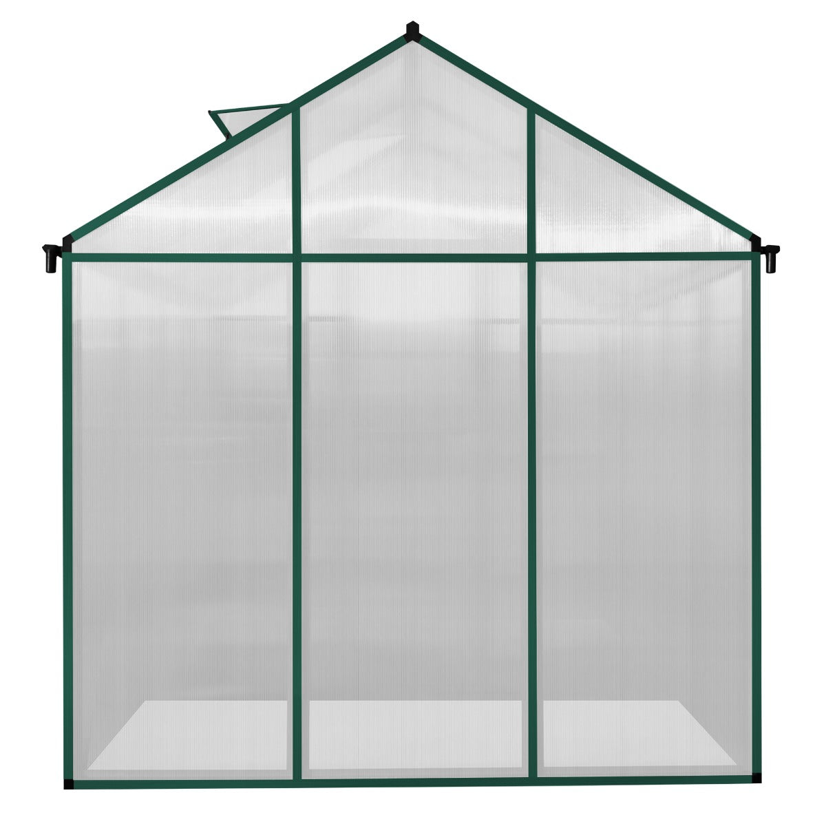 Tuinkas - Polycarbonaat - 185 x 120 x 194 cm - Groen
