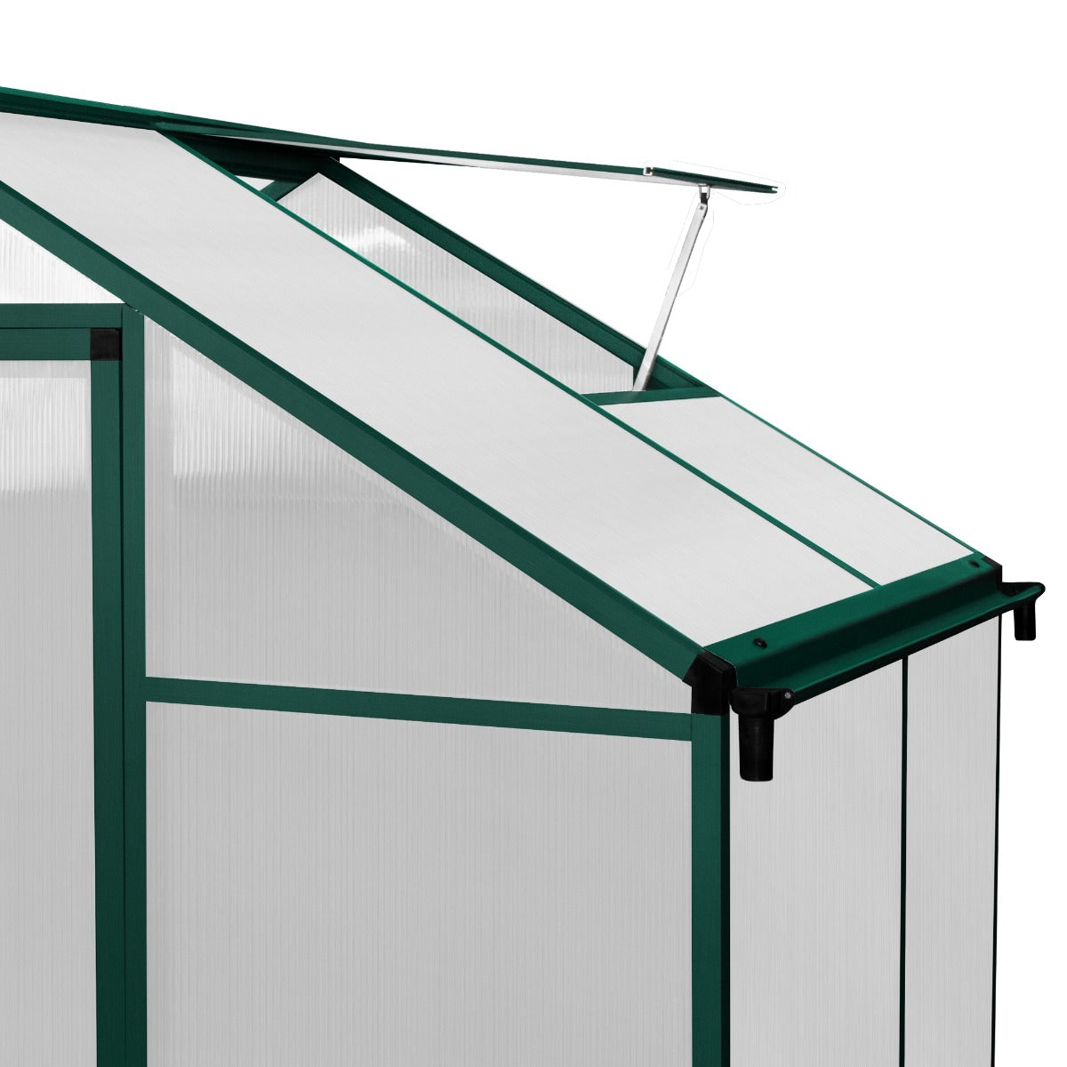 Tuinkas - Polycarbonaat - 185 x 120 x 194 cm - Groen
