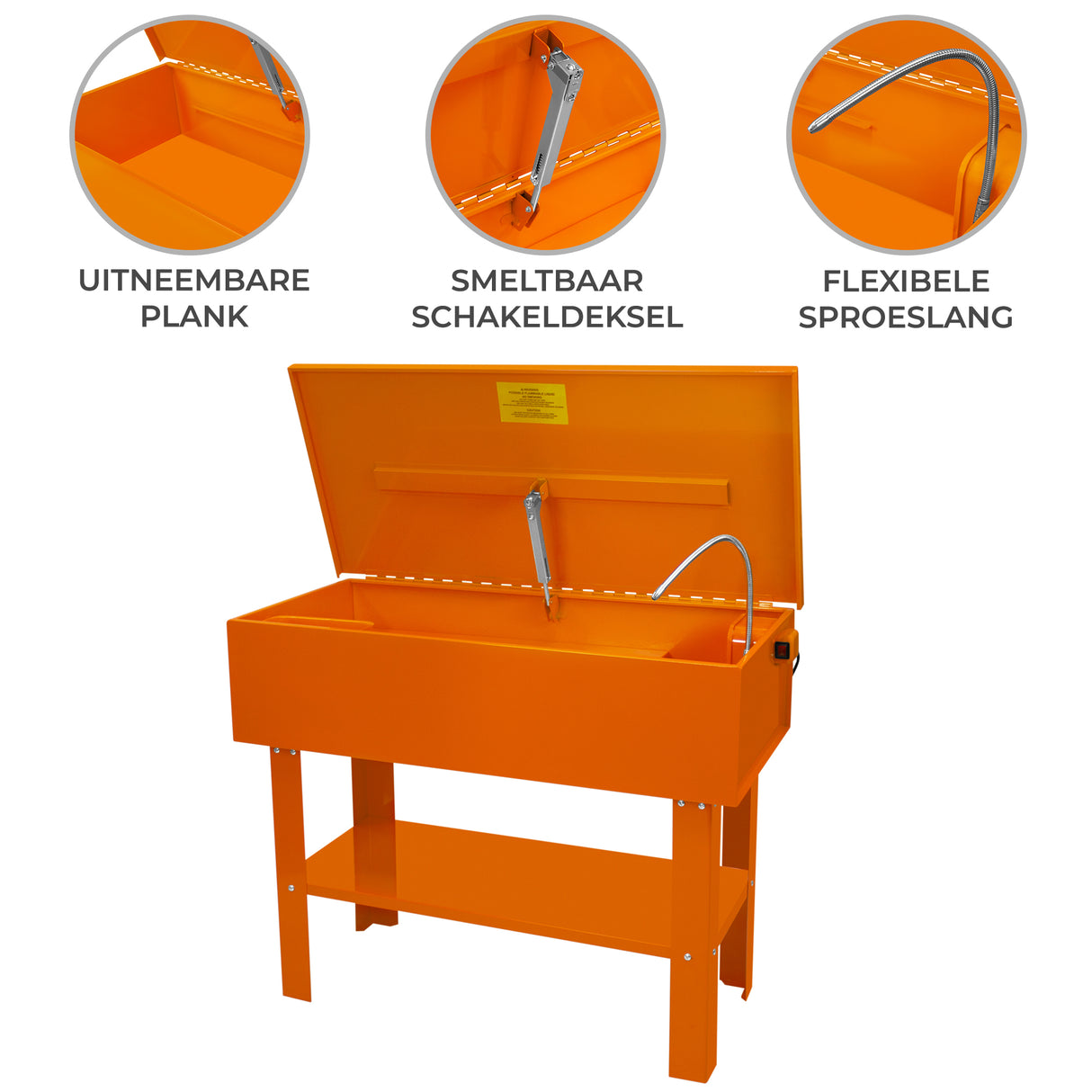 180 liter Iindustriële Tank voor het Reinigen van Reserveonderdelen