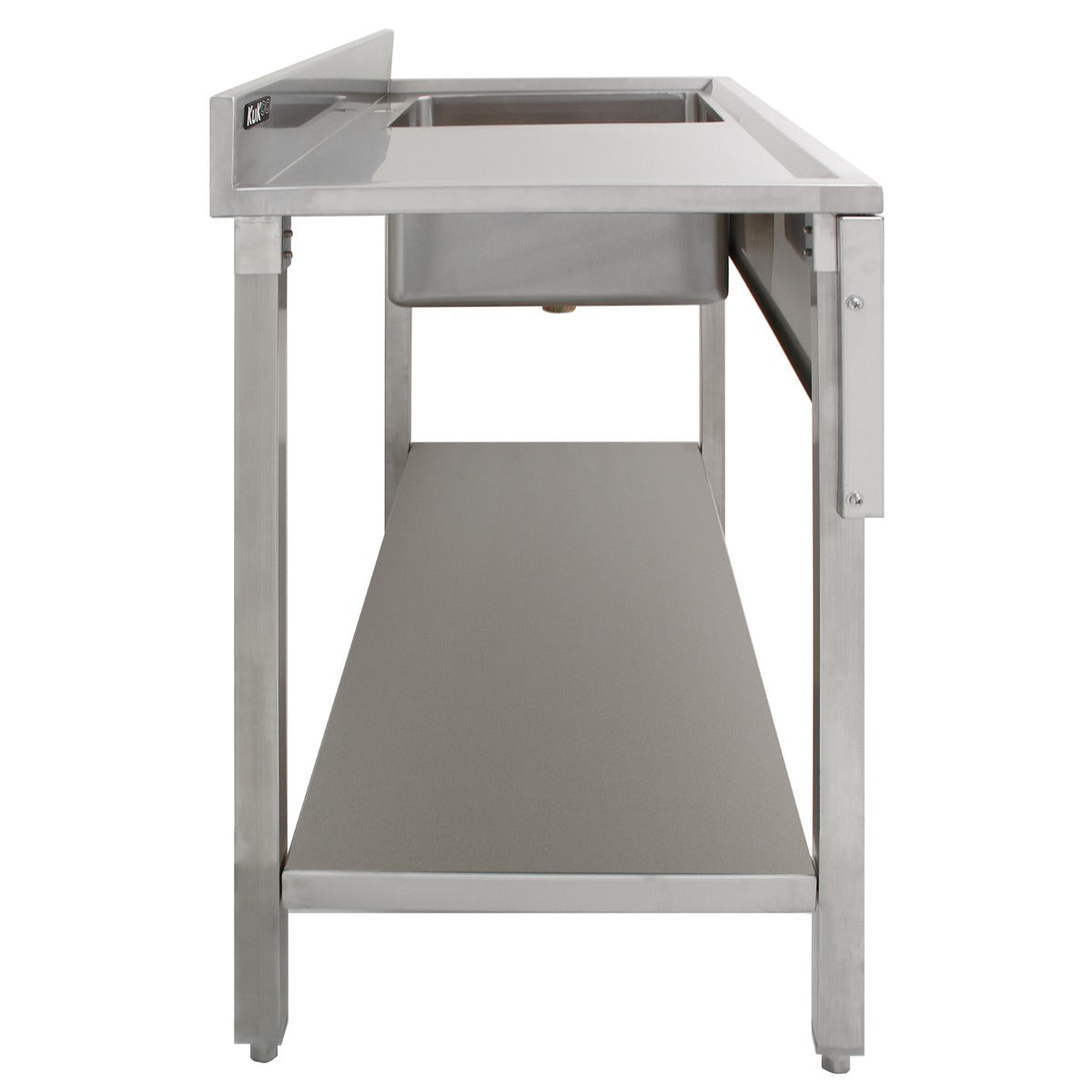 KuKoo Professionele Catering Spoeltafel - RVS - Linker Afdruipvlak