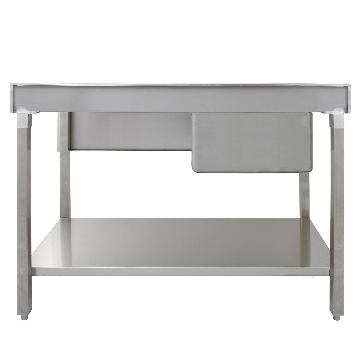 KuKoo Professionele Catering Spoeltafel - RVS - Rechter Afdruipvlak