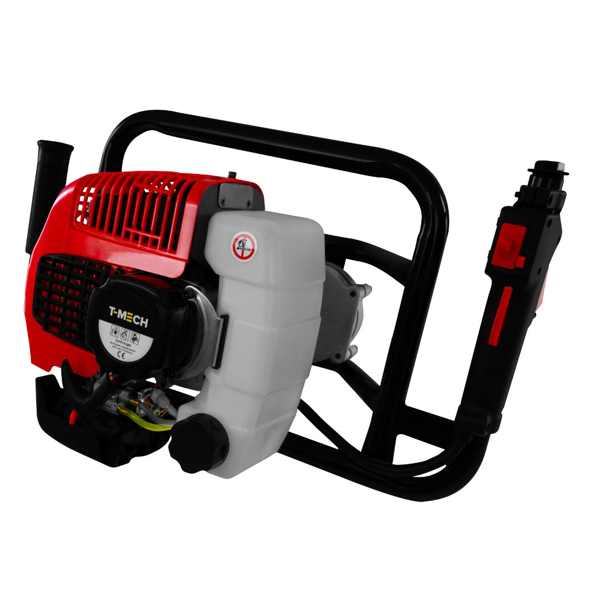 T-Mech Grondboor & 4-Takt Paalrammer 120mm