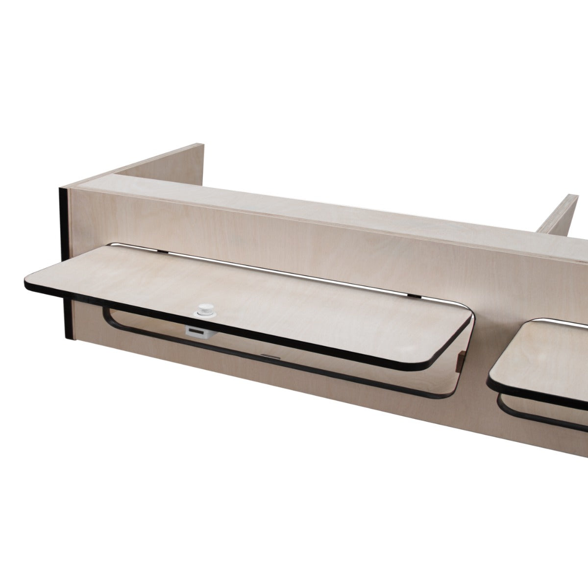 Bovenkasten voor een Camperbusje met Zwarte Strook – 120cm x 25cm x 25cm