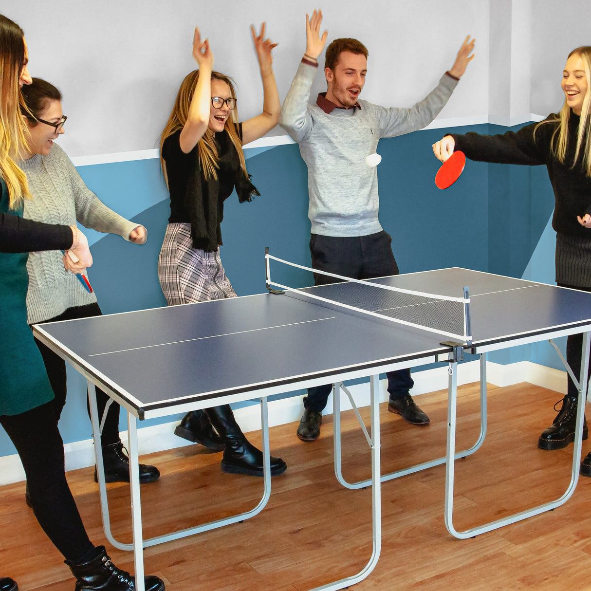 Inklapbare Tafeltennis Ping Pong Tafel & Accessoires