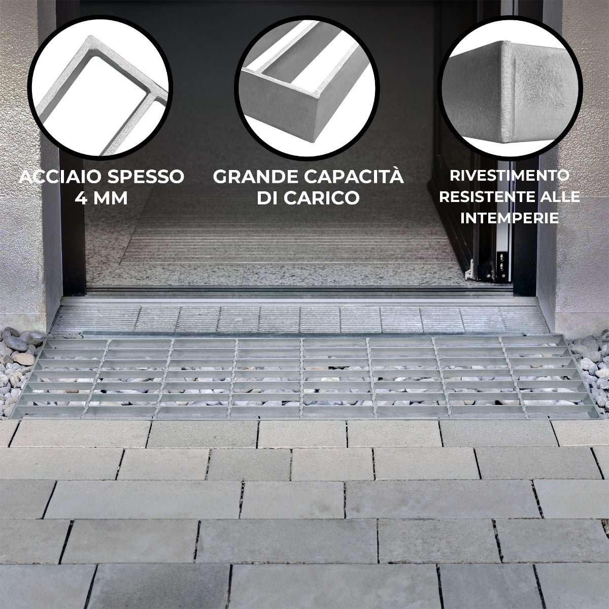 Verzinkt Rooster Vloerpaneel - 800mm x 270mm