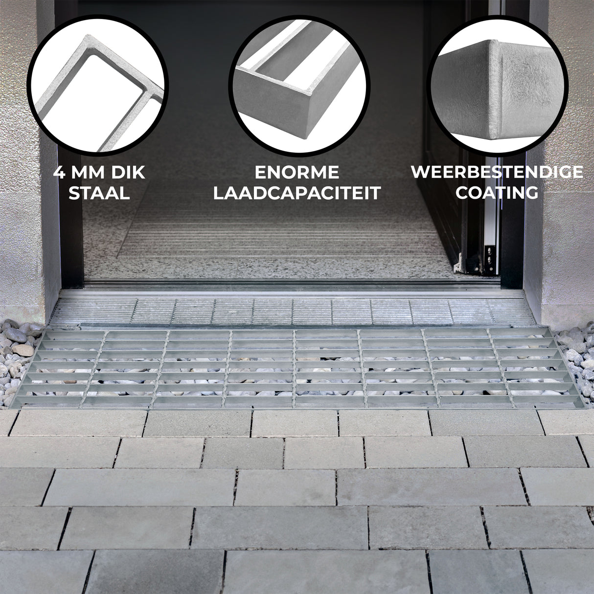 Verzinkt Rooster Vloerpaneel - 800mm x 240mm