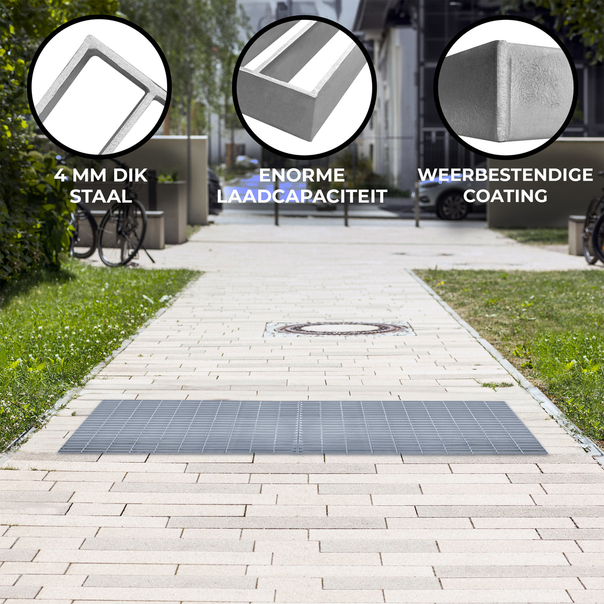 Verzinkt Rooster Vloerpaneel - 700mm x 700mm