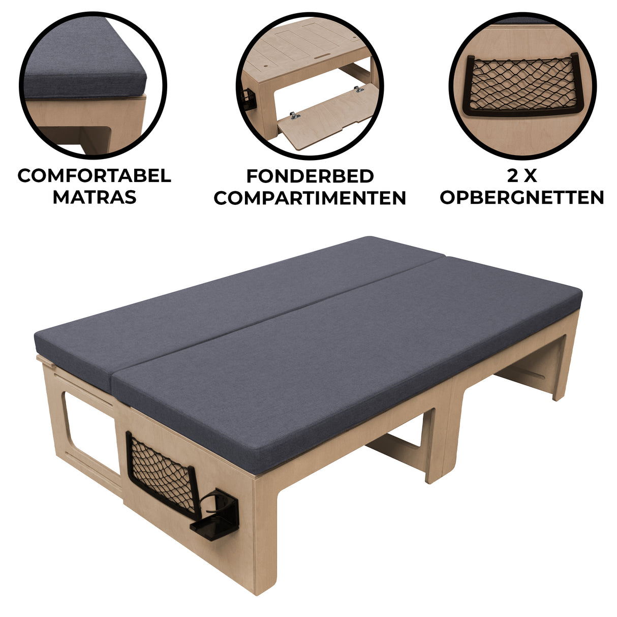 Camperbusbed Slaapbank